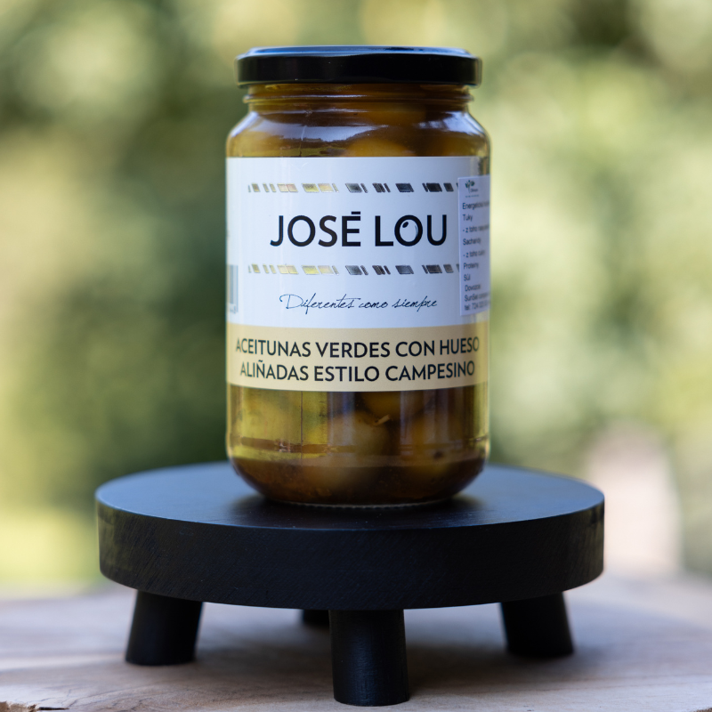 Olivy zelené na farmářský způsob José Lou 350g