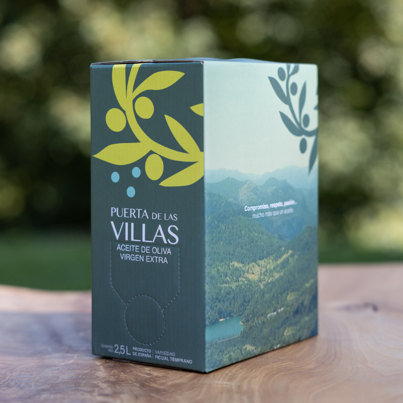 PICUAL Temprano Puerta de las Villas Bag in box 2,5l extra panenský olivový olej