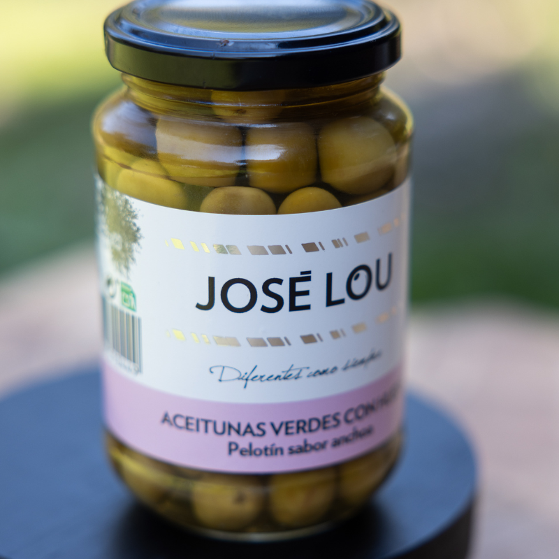Olivy PELOTIN s příchutí ančovičky José Lou 355g