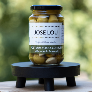 Olivy zelené na provensálský způsob José Lou 350g